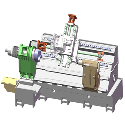 Série HTB Type de tourelle CNC Lathe