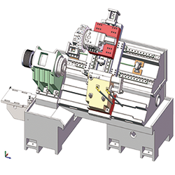 CNC SLANT LED LATHE